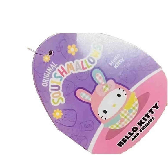 New HELLO KITTY And Friends Squishmallow Pastel Spring Easter Bunny 10” Plush - Picture 5 of 6